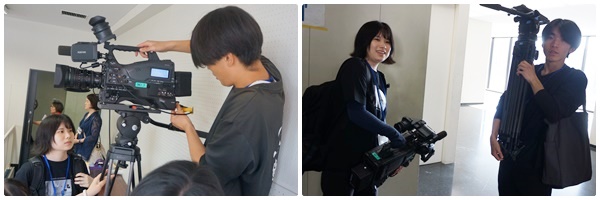 学生スタッフの写真