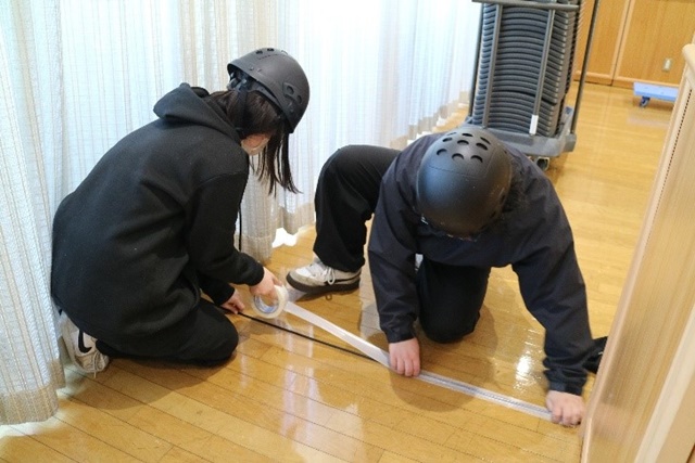 学生スタッフの様子