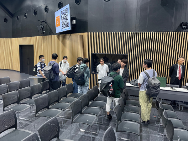 講演会後