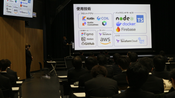 発表中の様子