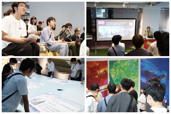 施設見学ガイドツアーの様子