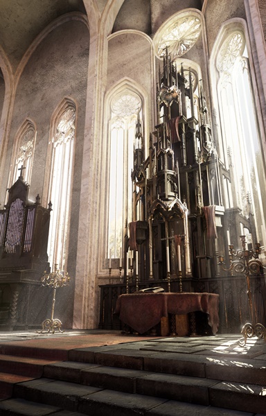 グランプリ「教会の祭壇」の作品
