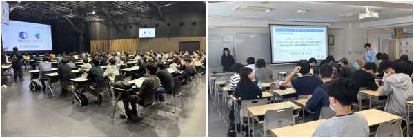 クリエイターや開発者による講演の様子