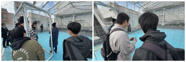 操縦の様子
