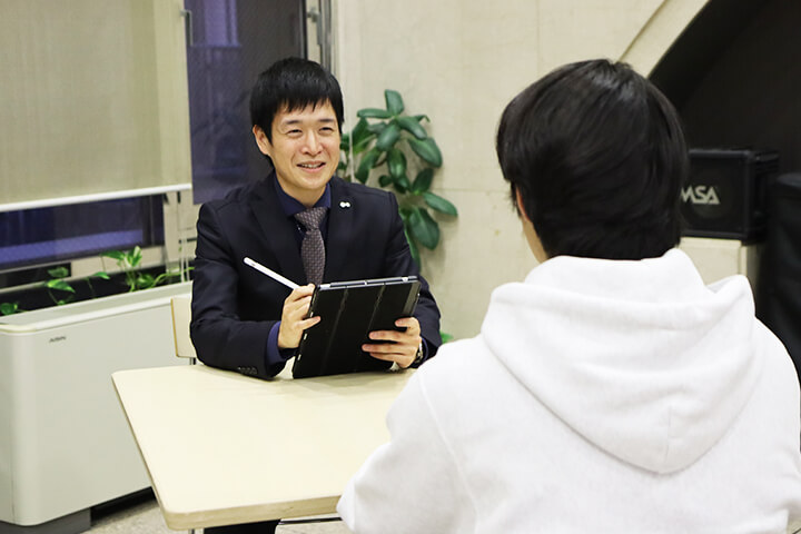 入学相談会の様子