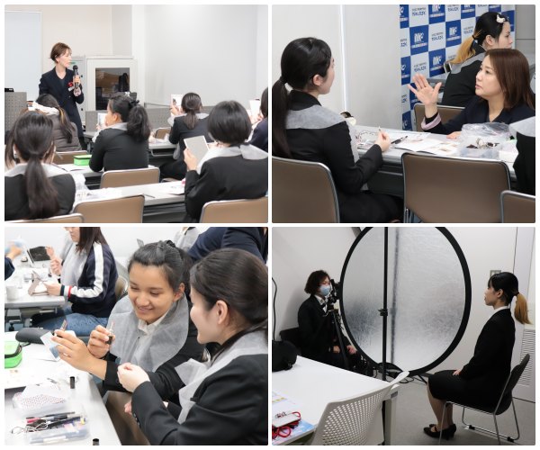 女子学生対象の就活メイク講座